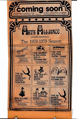 1977,  1978, 1979 - Arts Alliance Board