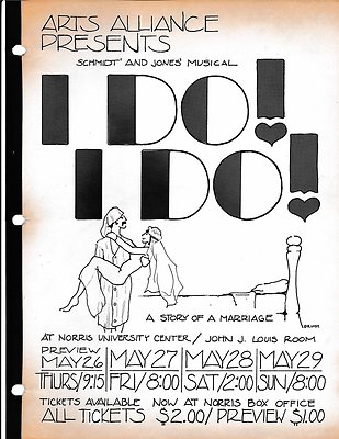 1977  I Do  I Do - With Rosemary Newcott and Frank Stewart  Arts Alliance  The Louis Room  1977  May 27 28 29 30