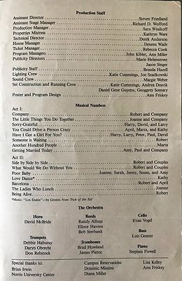 1985  Company Arts Alliance McCormick Auditorium Norris Center