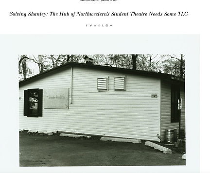 a. Solving Shanley. The Hub Of Northwestern Student Theater Needs Some TLC a. Solving Shanley. The Hub Of Northwestern Student Theater Needs Some TLC